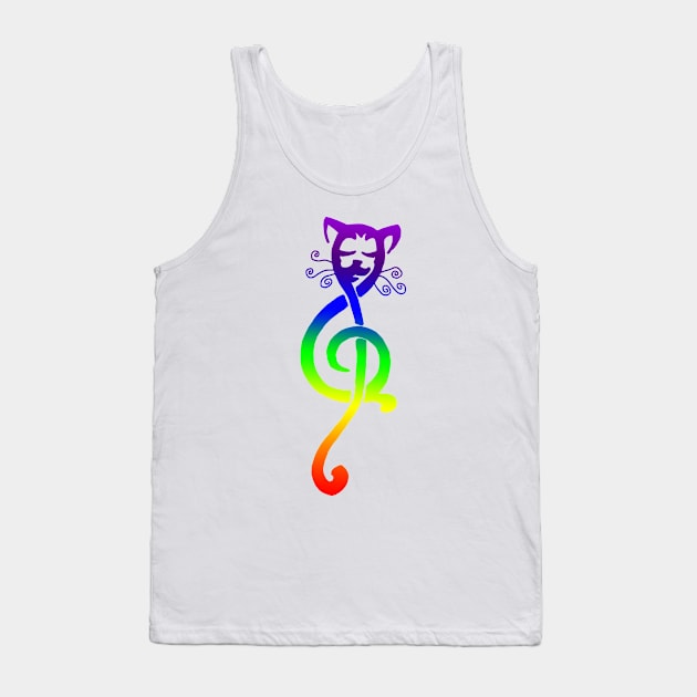 Musicat in Technicolor Tank Top by ElviraDraat